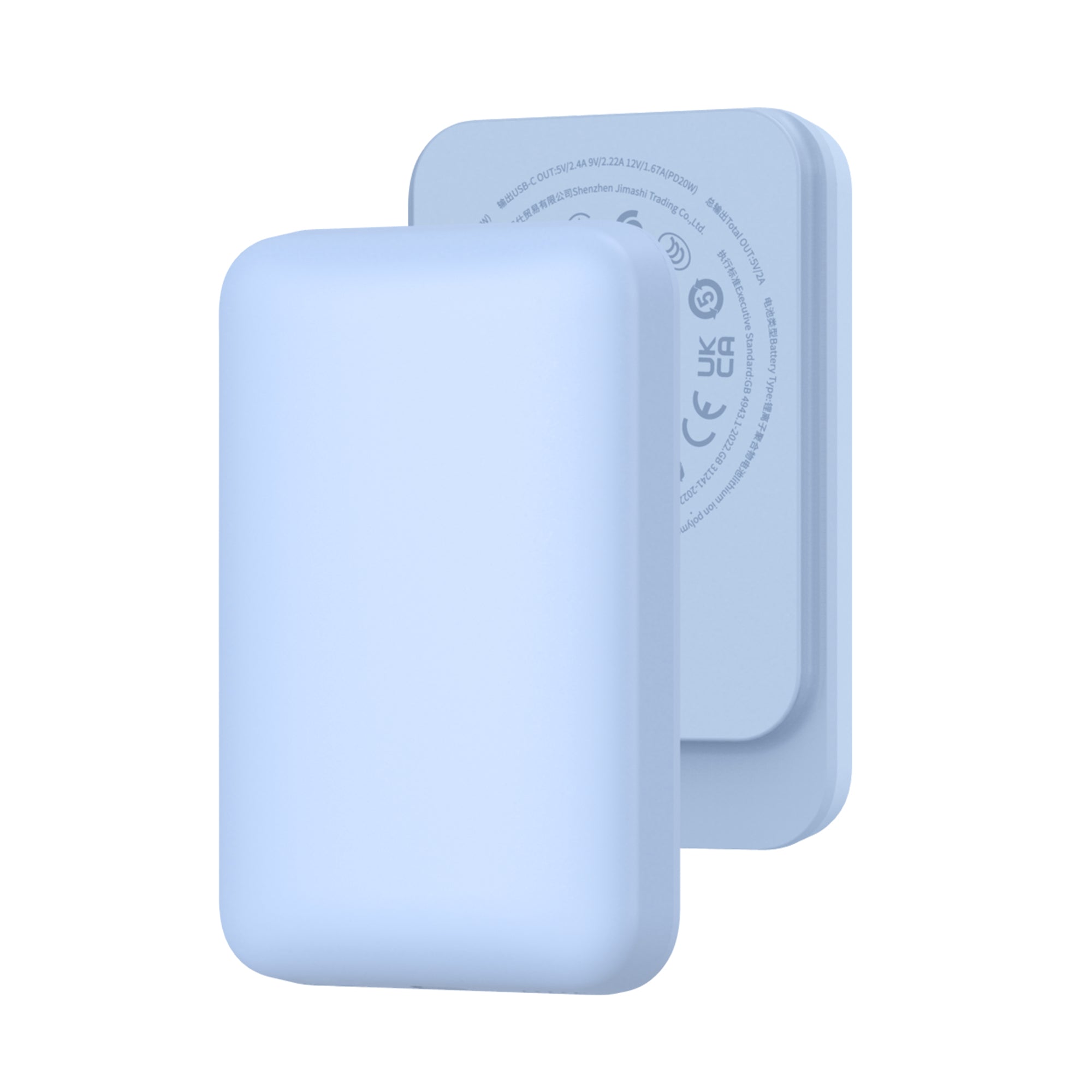 5,000 mAh Magnetic Power Bank Blue P037